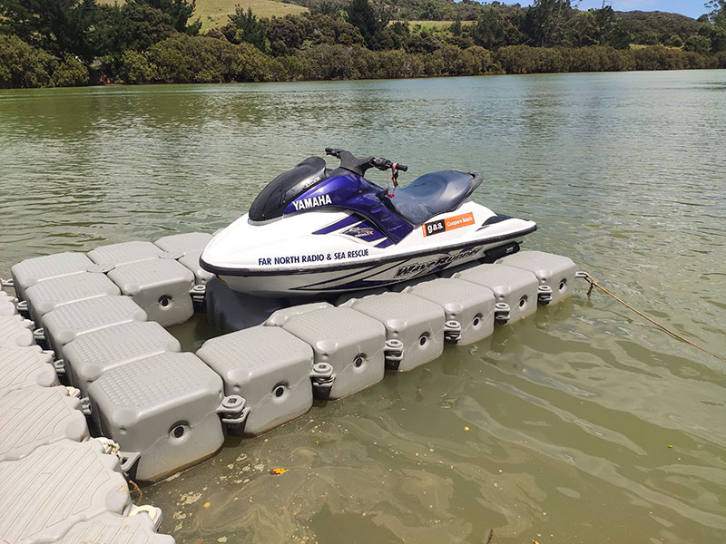 Jetski pontoon jetty